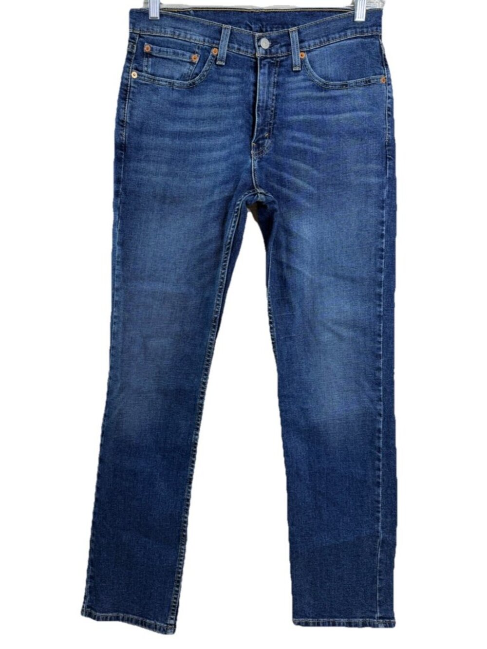 Levi's 514 Men's 32x32 (Actual 32x31) Slim Straight Leg Blue Jeans Stretch EUC